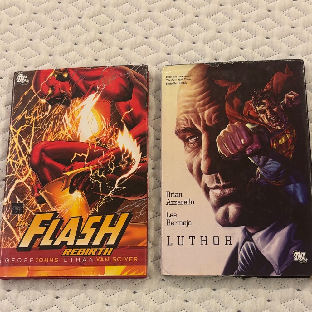 DC Comics Red Hardcover Book total 2 books